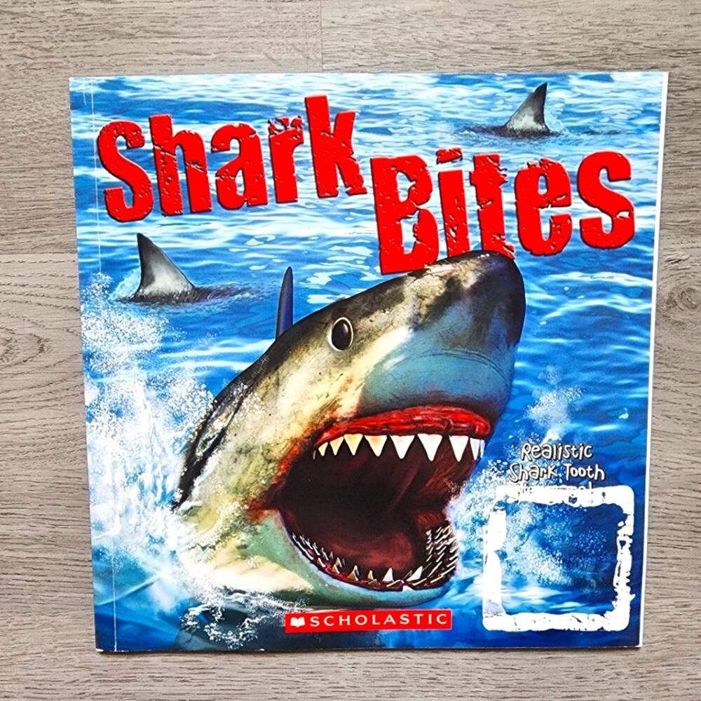 Shark Bites Children's Nonfiction Paperback Photo Book Scholastic 2017